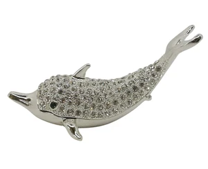 klein Deko Figur Pillendose Schmuckdose Geschenk Box - Delfin Delphin Dolphin - Bild 1 von 5
