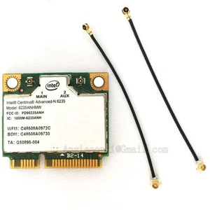 Intel Centrino Advanced-n 6235ANHMW Bluetooth 4.0 300 mbps WiFi Mini Card - Picture 1 of 5