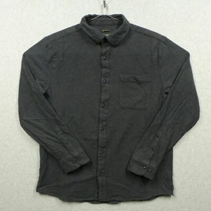 Brixton Shirt Mens Large Black Bixby Reserve Flannel long sleeve Soft Cotton - Picture 1 of 11