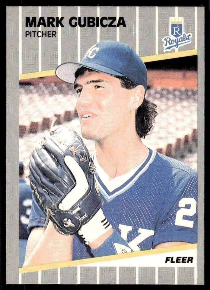 1989 Fleer   #283  Mark Gubicza   Pitcher    Kansas City Royals FREE shipping - Image 1 of 1