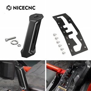 Passenger Grab Holder & Shifter Gate Panel Plate For Can-Am Maverick X3 17-23 - Picture 1 of 13