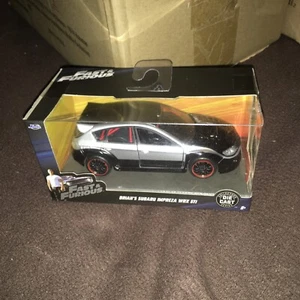 Jada Fast & Furious Brian's Subaru Impreza WRX Sti 1:32 Silver Black 24037 - Picture 1 of 8