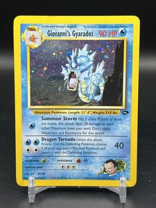 Giovanni's Gyarados Holo Rare 5/132 Pokemon Gym Challenge WOTC English NM- - Picture 1 of 6
