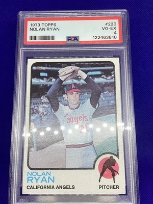 1973 Topps #229 Nolan Ryan PSA 4 en muy buen estado-excelente centrado gran atractivo -818 Foto 1 de 4