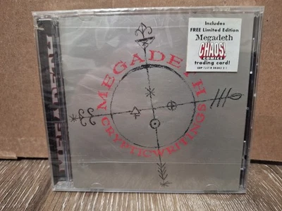 Megadeth Cryptic Writings CD Sealed Original Saw Mark Damage - Imagem 1 de 4