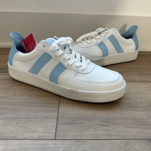 Redvanly Contender Spikeless Mens Golf Sneakers Shoes White Blue Size 13 NWT! - Picture 1 of 9