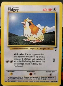 PIDGEY - Base Set 2 - 86/130 - Common - Pokemon Card - Picture 1 of 2