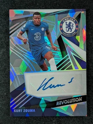 2020-21 Panini Revolution EPL KURT ZOUMA 38/50 Auto Cubic Prizm Chelsea #A-KZ - Image 1 of 3
