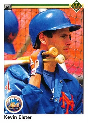 Kevin Elster 1990 Upper Deck 187a New York Mets Baseball Card - Image 1 of 2