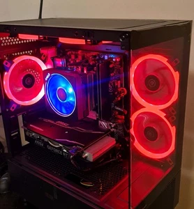 Ryzen 5800x RTX 2060 SUPER Gaming PC, 500gb SSD, B550M Mobo, Tempered Glass Case - Picture 1 of 11
