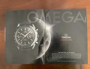 2016 Omega Speedmaster Dark Side Of moon watch photo print ad - Picture 1 of 1