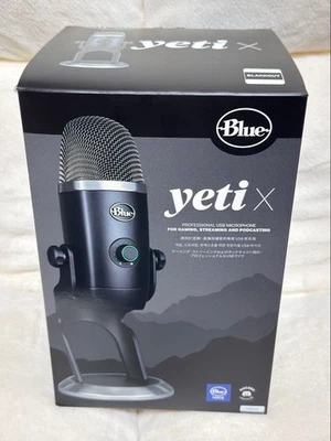 USB Kondensatormikrofon Schwarz Blue Yeti X Gebraucht Ohne Probleme - Bild 1 von 4