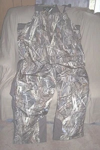 Mens 3X Camo Hunting Bibs Camo Bib Overalls Waterproof Insulated Waterfowl Camo - Picture 1 of 8