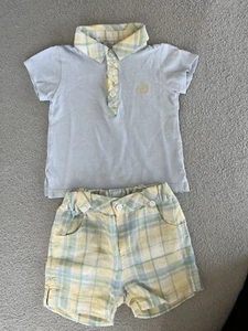 Baby Boy Patachou RRP £99 shorts polo shirt summer set top clothes 9 month - Picture 1 of 6