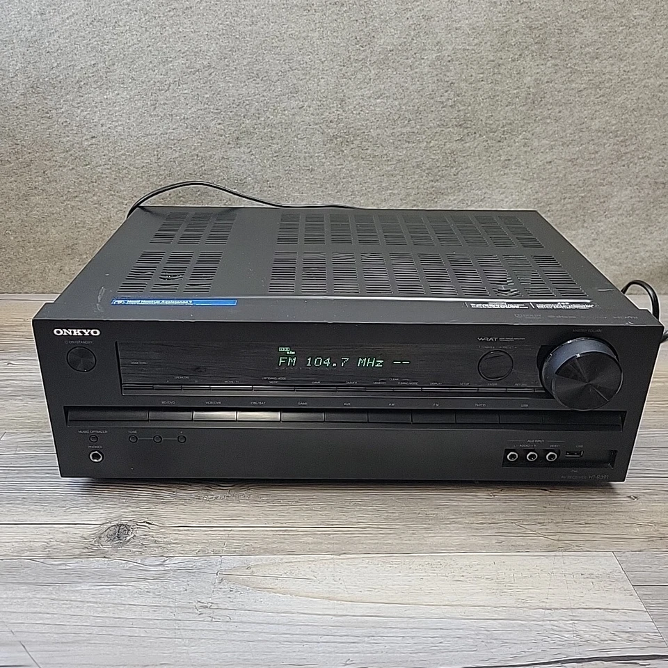 Onkyo AV Receiver HT-R391 READ*** Partial Tested - Image 1 of 4