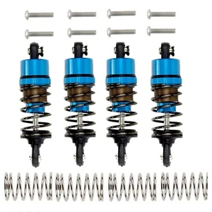 Juego de 4 amortiguadores de aceite de aleación de aluminio para TamiyaTT01/TT01D/TT02/TT01E pieza de radiocontrol - Imagen 1 de 5
