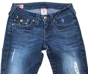 .True Religion DISCO BILLY Swarovski Crystal Jeans Size W26 L34 AU8 - Picture 1 of 10