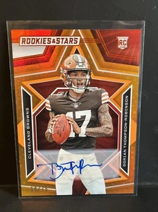 2023 Rookies & Stars Dorian Thompson-Robinson Orange Signatures /75 AUTO Browns - Picture 1 of 2