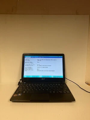 Acer Aspire One 722-0473 11" Laptop, AMD C-60, 4GB RAM, No HDD - Image 1 of 4
