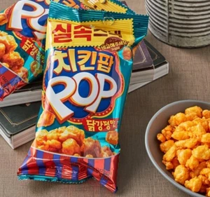 Korean Snack ORION CHICKEN POP 66g x 3pack Crispy Sweet DAK GANGJEONG Taste - Picture 1 of 3