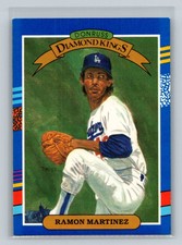 1991 Donruss Diamond Kings #15 Ramon Martinez Los Angeles Dodgers Baseball Card