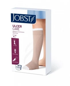 Jobst Ulcer Care Medical Compression Stockings - Size Medium (Beige) - Picture 1 of 1