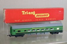 TRIANG R338 TRANSCONTINENTAL TR DUO TONE GREEN DINER CAR COACH BOXED oc