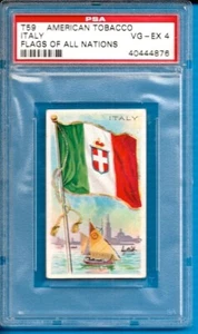 1911 T59 Banderas de todas las Naciones - Italia PSA 4 - Imagen 1 de 2