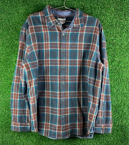 Carbon 2 Cobalt Shirt Mens Large Blue Checkerboard Button Up - Picture 1 of 6
