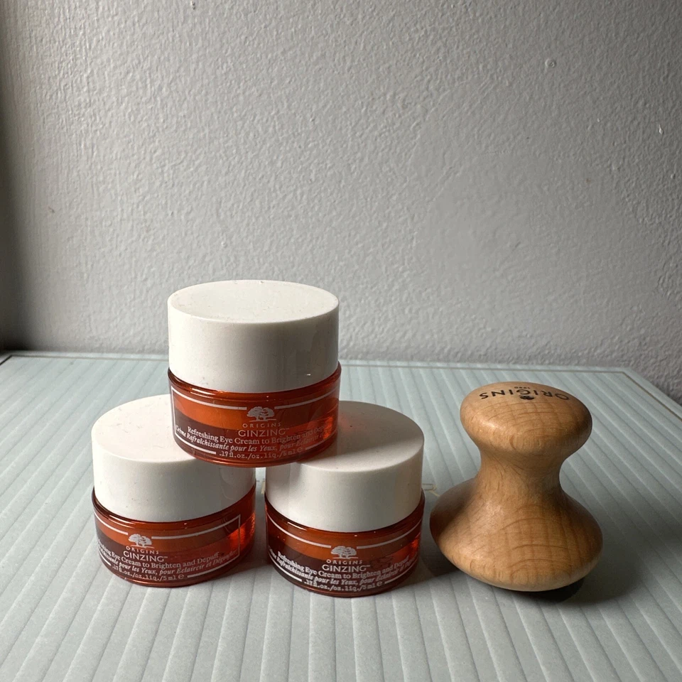 Лот из 3 Origins Gin zing освежающий крем для глаз, чтобы осветлить и заместитель 0,17 унц каждый - Изображение 1 из 1