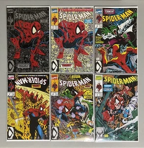 🔥MCU Keys🔥McFarlane Spider-Man #1 (& #1 Black) 2 3 4 5 (1990)🔥NM(9.4-9.6)🔥 - Picture 1 of 5