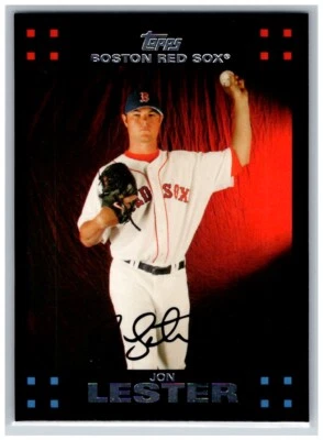 #383 Jon Lester Boston Red Sox 2007 Topps - Image 1 of 2