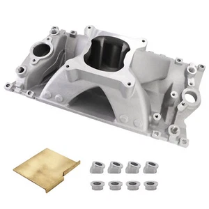 Colector de admisión de plano único de gran altura para bloque pequeño SBC Vortec 350 - Imagen 1 de 7