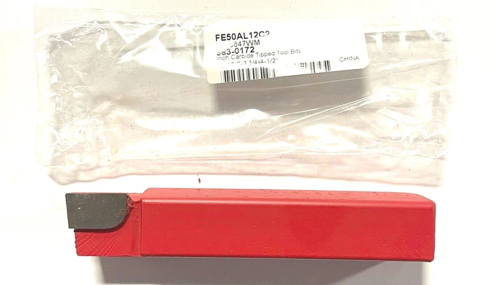 3/4" Carbide Tipped Lathe Turning Brazed Tool Bit AL12 Left Hand Cut Grade C2 - Изображение 1 из 1