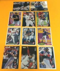 CLEVELAND INDIANS 1996 COLLECTORS CHOICE TEAM SET 11 CARDS BELLE BAERGA THOME - Picture 1 of 2