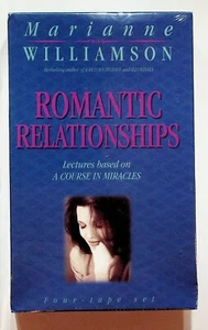 1997 Marianne Williamson Romantic Relationships 4-Cassette Tape Set NEW - Picture 1 of 3
