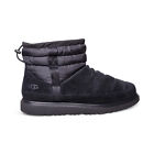 Ugg Classic Mini Pull On Weather Black Suede Men's Boots Size Us 10/Uk 9 New