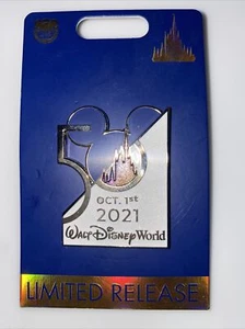 * LIMITED RELEASE * Walt Disney World 50th Anniversary October 1st 2021 Pin New - Picture 1 of 3