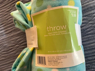 TARGET Polka Dot Fleece Blanket Throw NeW NWT - Image 1 of 4