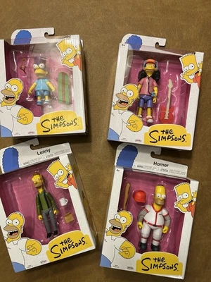 Los Simpson Jakks Lote De 4 Homero + Bartman + Otto + Lenny Nuevo Precintado Foto 1 de 4