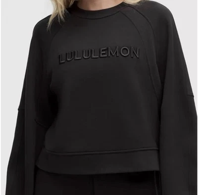 Pullover de buceo de gran tamaño para mujer Lululemon, negro, M/L Foto 1 de 4