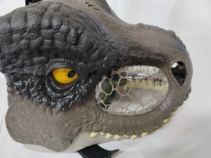 Jurassic World Dominion Tyrannosaurus Rex Chomp 'n Roar Mask Costume - Picture 1 of 4