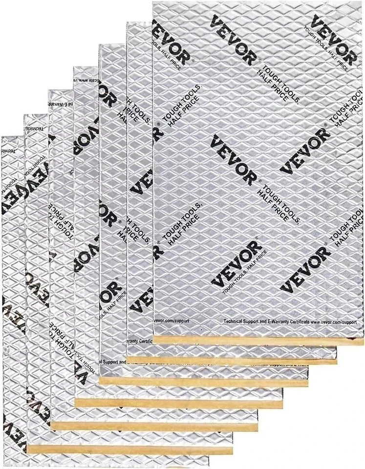 MEGACRAZE STORE 52 SqFt Car Sound Deadener Mat Proofing Thick Insulation Material Dynamat Noise