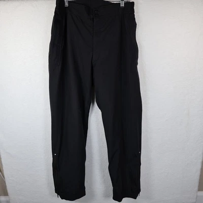 Pantalones Eddie Bauer Para Hombres M Negros Gore-Tex Impermeables Lluvia Aire Libre Senderismo Foto 1 de 4