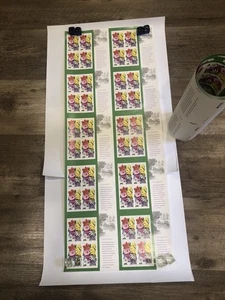 4750-53 La Florida Blumen 2 ungezähnte Blätter 320 FOREVER Briefmarken NDC postfrisch NH - Bild 1 von 4