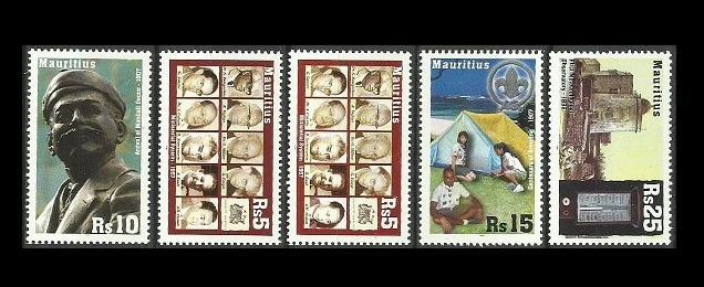 Mauricio 2007 - Aniversarios y eventos - Juego completo, con sello de error - MNH Foto 1 de 1