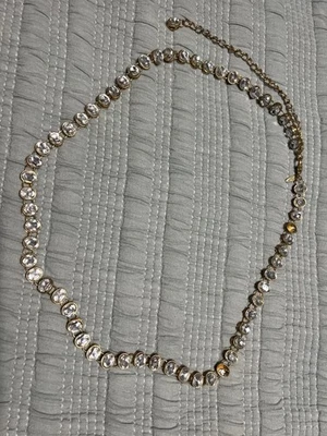 Cinturón Cintura De Colección Y2K Diamantes De Imitación Diamante Y Oro Cadena De Cadera  Foto 1 de 4