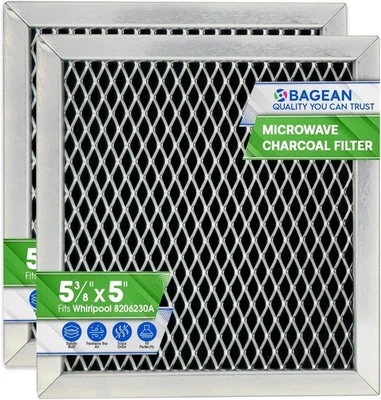 Filtro de carbón para microondas 5,35” X 5,03” para microondas Maytag y Whirlpool 8206230A Foto 1 de 4