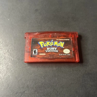 Pokémon: Ruby Version Game Boy Advance, 2003 AUTHENTIC *New Battery* Tested - Image 1 of 4