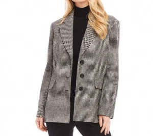 Karen Kane Houndstooth Blazer Size S - Picture 1 of 5